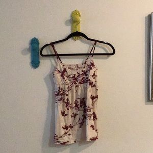 Floral print camisole top